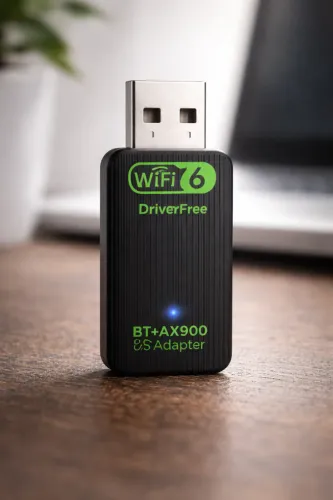 AX900 USB WiFi 6 Bluetooth 5.4 2 em 1 Adaptador Dual Band 2.4G e 5GHz