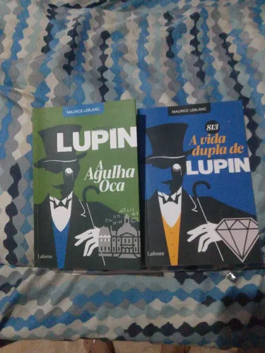Livros do Lupin - Agulha Oca e A Vida Dupla de Arsène Lupin