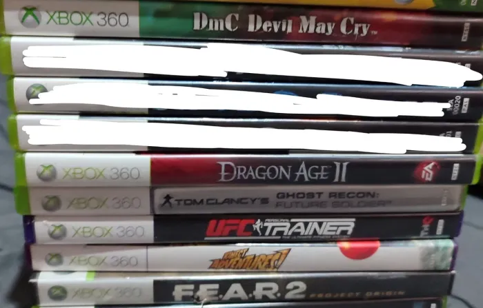 Jogos Xbox 360 - só o que tem na foto 