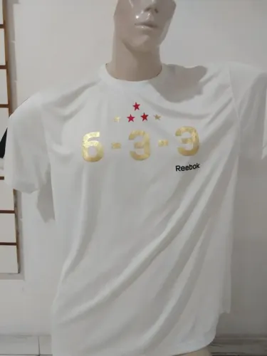 Camisa São Paulo Antiga Comemorativa 6 3 3 Zerada Sem Uso