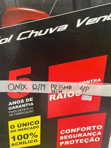 Calha de chuva tg poli ônix 12/19 prisma 13/19 4p