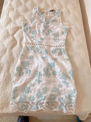 Vestido de Renda e tule da famosa marca Ave Rara