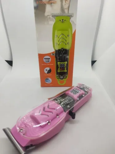 Maquina de Cortar Cabelo Profissional Sem Fio Com Display Lcd