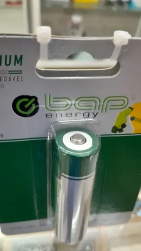 Bateria BAP recarregável 18650 3.7 Volts