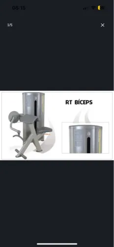 Aparelho de Bíceps RT - Academia e Musculação