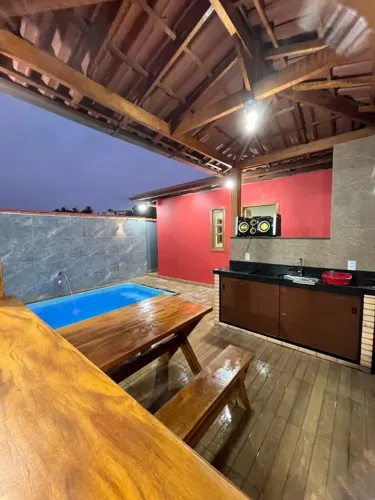 Casa vermelha Recanto do Machado Setiba Guarapari