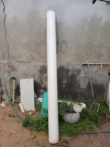 Cano de pvc 150 mm mas caps