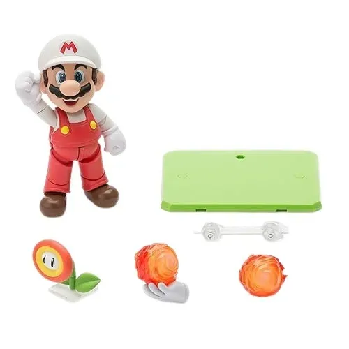 Bandai Super Mario Fire Mario S.H.Figuarts Action Figure