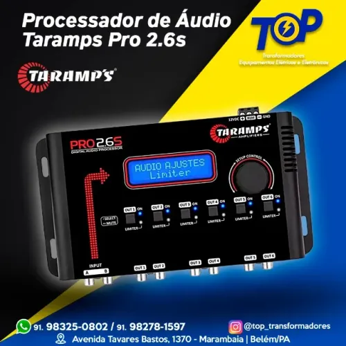 Processador Taramps Pro 2.6s (6 vias)