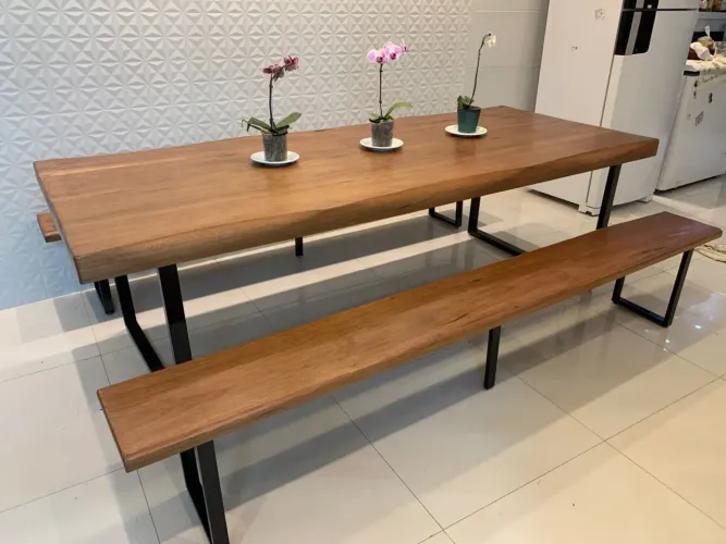 Mesa rústica 