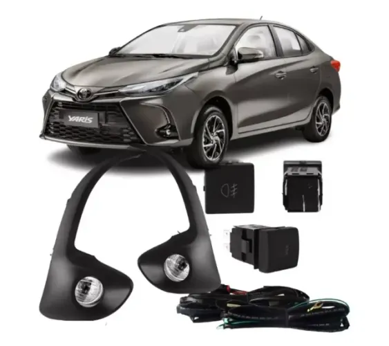 Farol Luz Milha Auxiliar Neblina Novo Completo para o Toyota Yaris 2023*