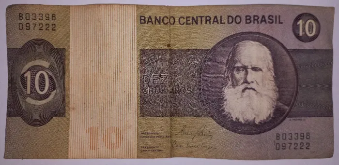 Cédula Antiga 10 Cruzeiros