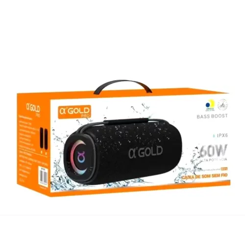 Caixa de som Bluetooth good SM07A Bass Original até 8 horas de som