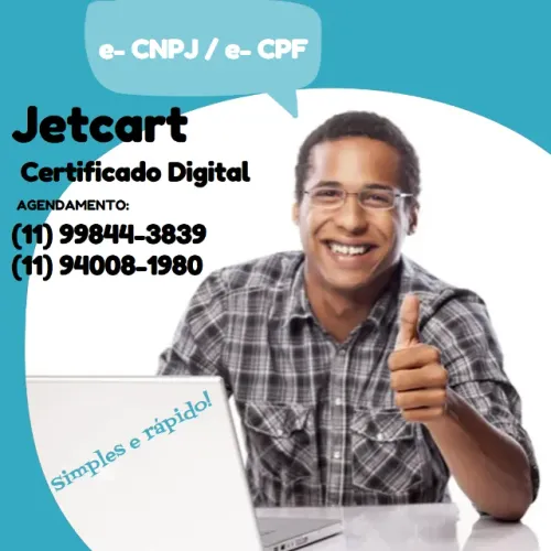 Certificado Digital é na Jetcart