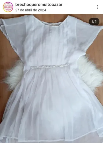 Vestido Branco Praia Passeio 