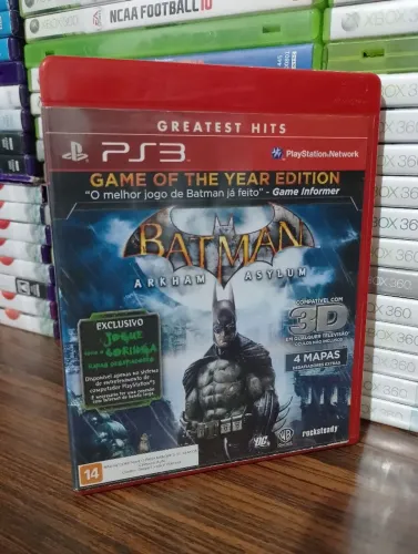 Batman Arkham Asylum PS3 - Faço OLXPAY 