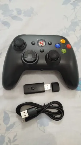 Controle de jogos sem fio, compatível com Xbox 360 e PC Windows, GM034, Knup