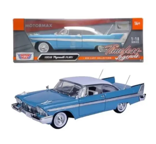 Miniatura Plymouth Fury escala 1/18 Motormax