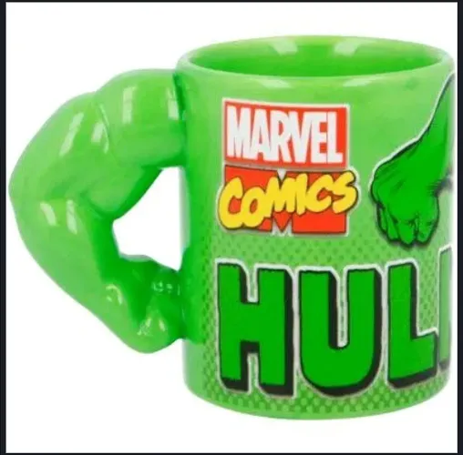 Caneca 3D Hulk Mug - Marvel Disney Store importada da Espanha (Nova).