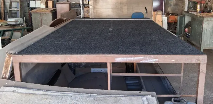 Mesa para vidraçaria