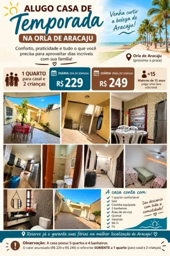 Casa na orla de aracaju