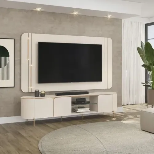 PAINEL COM BANCADA LARGURA ATÉ 2,41 TV ATÉ 75'