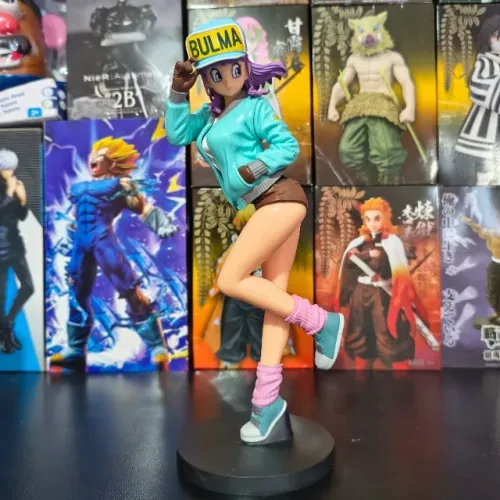 Action Figure Bulma Azul (Dragon Ball Z)® 25 cm | Colecionável