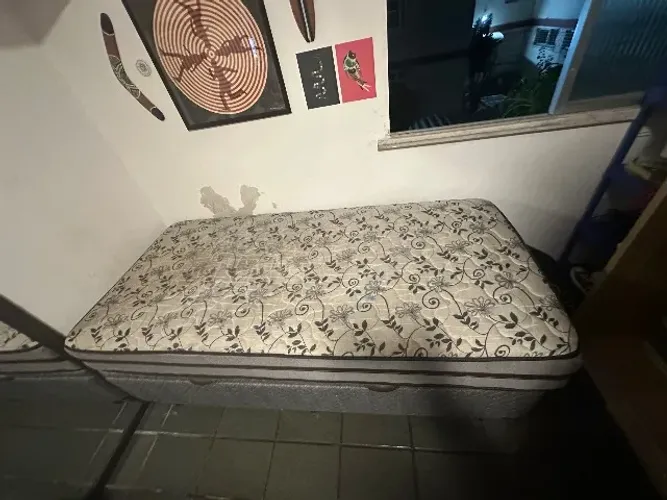 CAMA BOX BAÚ SOLTEIRO + COLCHÃO