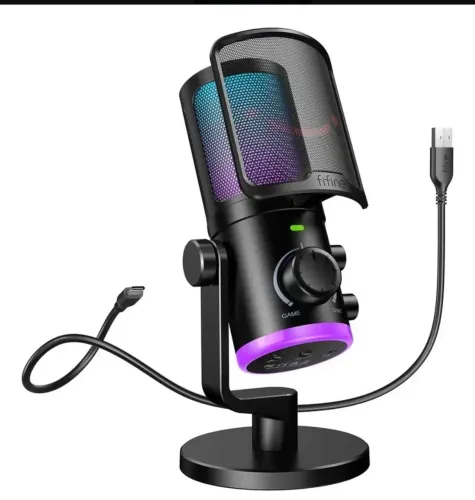 MICROFONE CONDENSADOR USB PROFISSIONAL REF:<br><br>