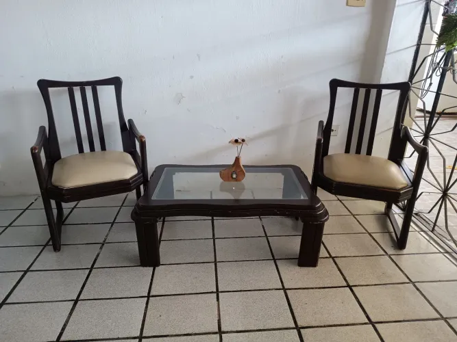 Jogo de terraço com centro