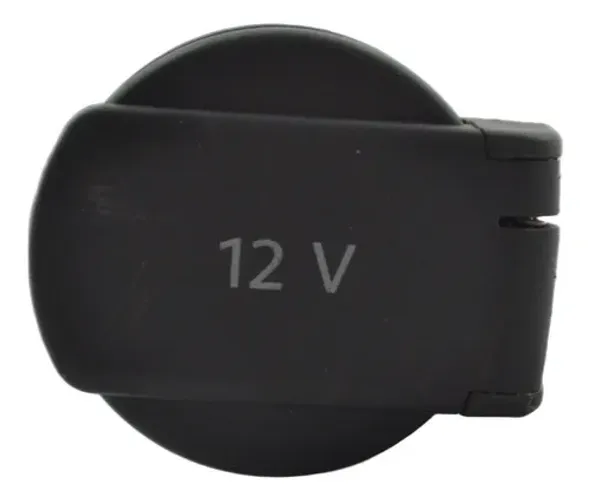 Tomada 12v Acendedor Console Vw Tiguan 2019 Original Preto