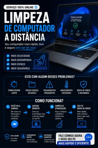 DEIXE SEU COMPUTADOR MAIS RÁPIDO SEM SAIR DE CASA