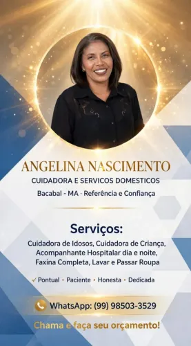 Serviços de cuidadora...