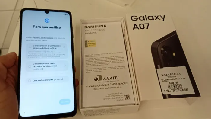 Galaxy A07 zerado na caixa 550,00