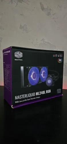 Water Cooler Cooler Master MasterLiquid ML240L V2 RGB - Completo na Caixa
