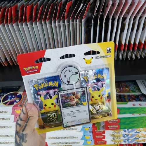 3x Double Pack Pokémon 30 anos