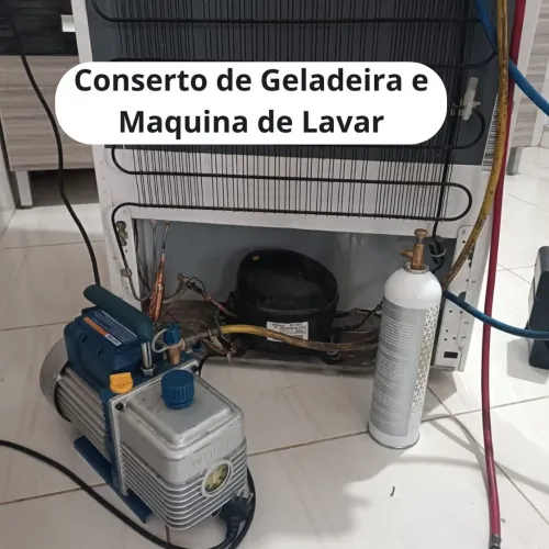 Geladeiras e máquina de lavar