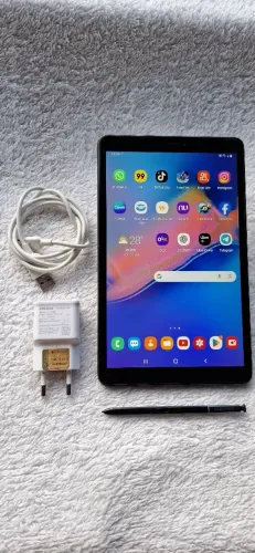Tablet Samsung Tab A Com Caneta S Pen 8 polegadas Pega chip faz ligacao 32Gbs
