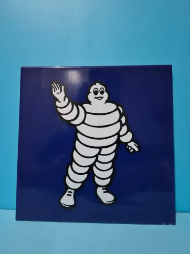 Azulejo Michellin promocional colecionavel antigo (Leia a descrição)