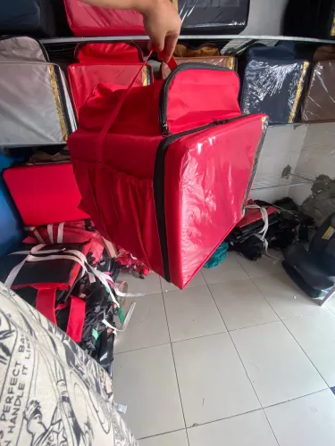 Bag Vermelha 45L para motoqueiro