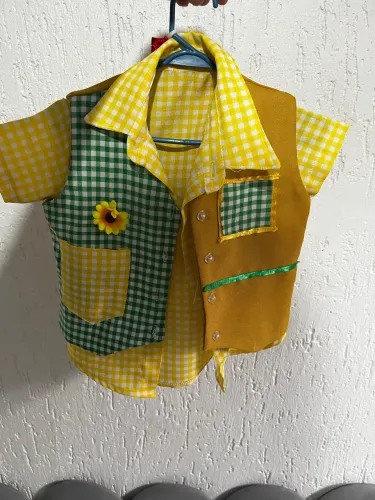 Camisa junina 2 anos 