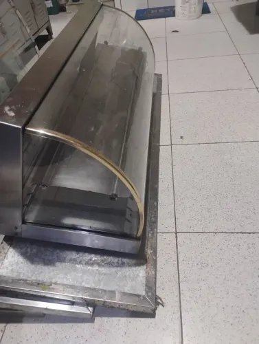 Vitrine aquecida para salgados