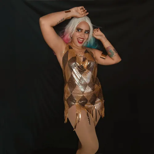 Cosplay Arlequina (Harley Quinn) bar