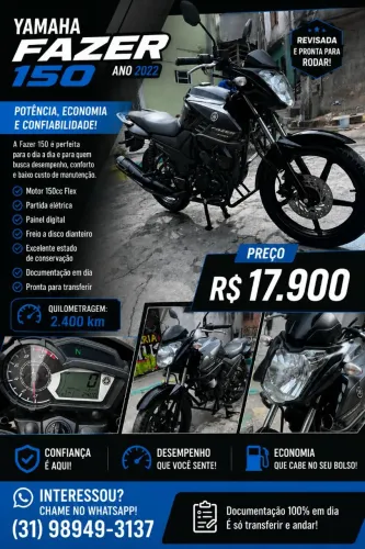 Moto Yamaha tope de linha!