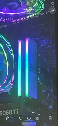 Memória ram Asgard Valkyrie 16gb 2x8 chip Samsung, 3600mhz 