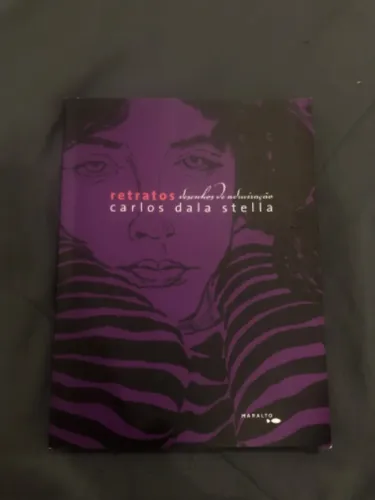 livro retratos desenho de admiração de carlos dala stella