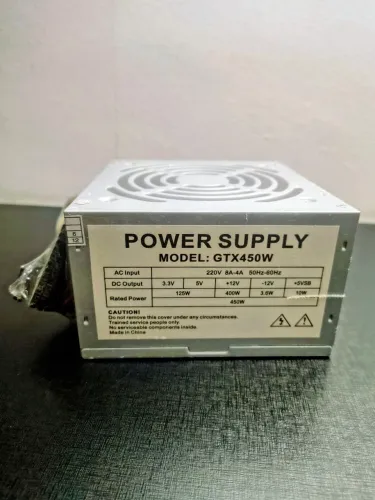 FONTE ATX - 450W  MOD GTX450W  FONTE 24 PINOS