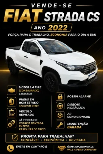 Fiat Strada Endurance 1.4 Flex 8V CS Plus 2022