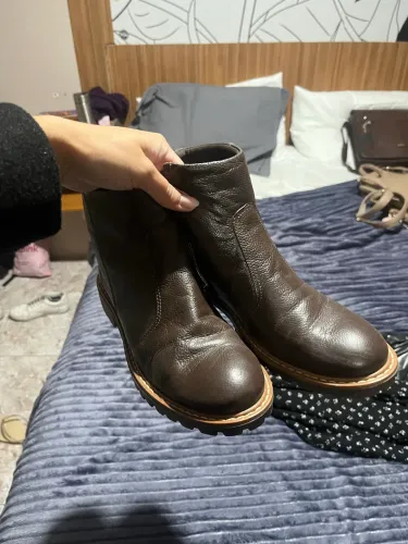 Bota couro Constance