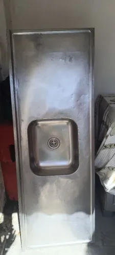 Pia de inox 1 metro e meio em ótimo estado